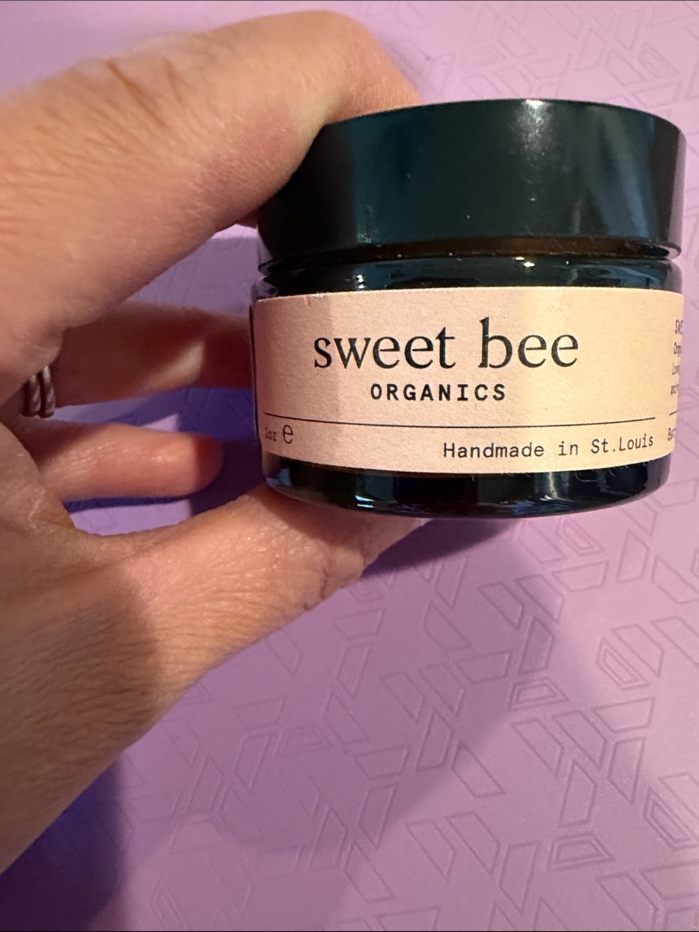 Sweet bee organics lavender magnesium butter unopened- 1 ounce